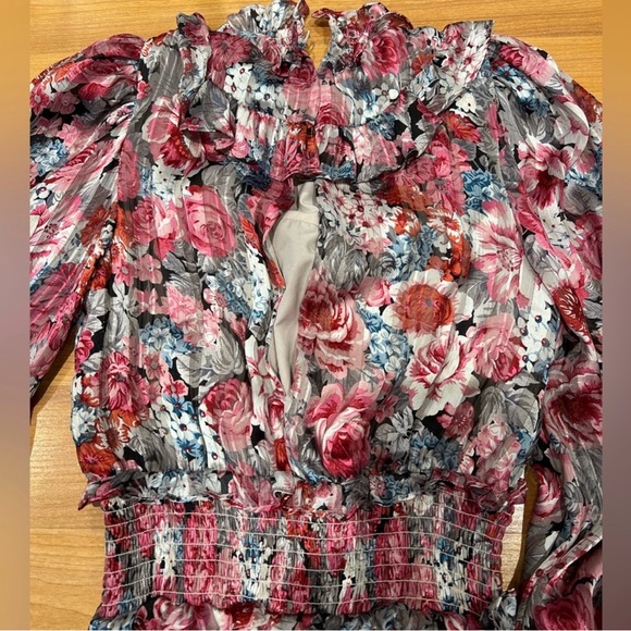 Elliatt Pink Floral Long Sleeve Dress - Picture 8 of 15